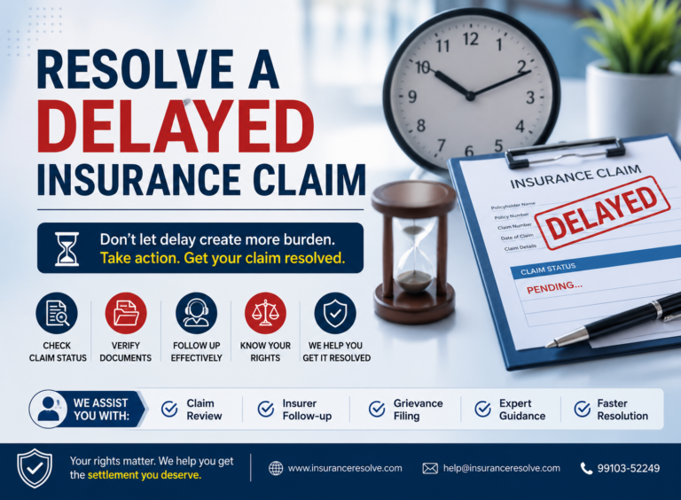 How to Resolve a Delayed Insurance Claim in India