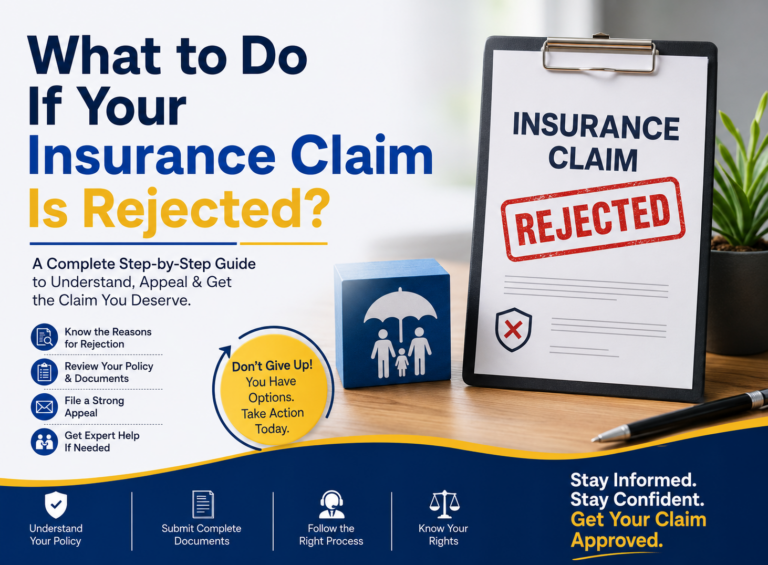 What to Do If Your Insurance Claim Is Rejected?