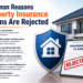 Common Reasons Property Insurance Claims Are Rejected