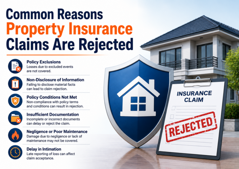 Common Reasons Property Insurance Claims Are Rejected