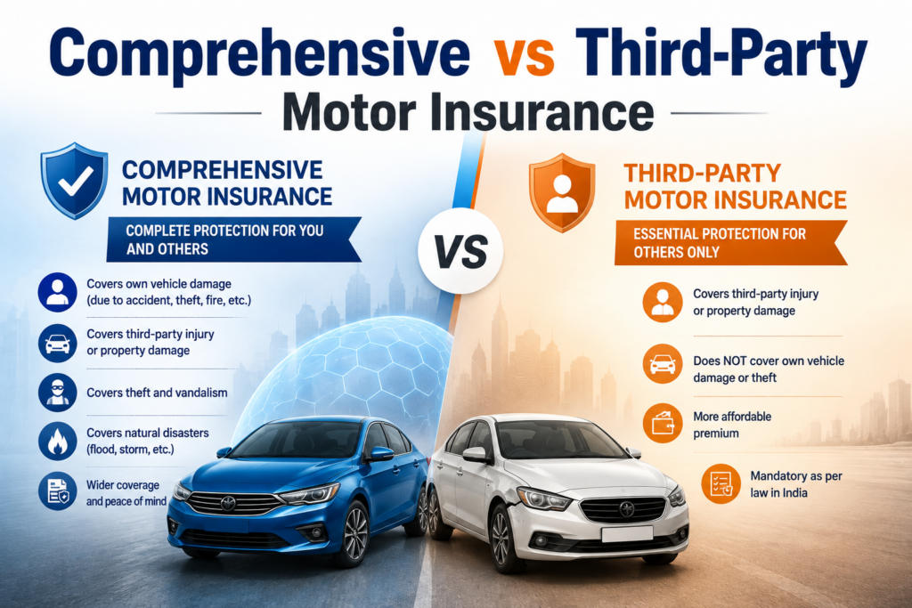 Comprehensive vs Third-Party Motor Insurance