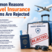 Common Reasons Travel Insurance Claims Are Rejected